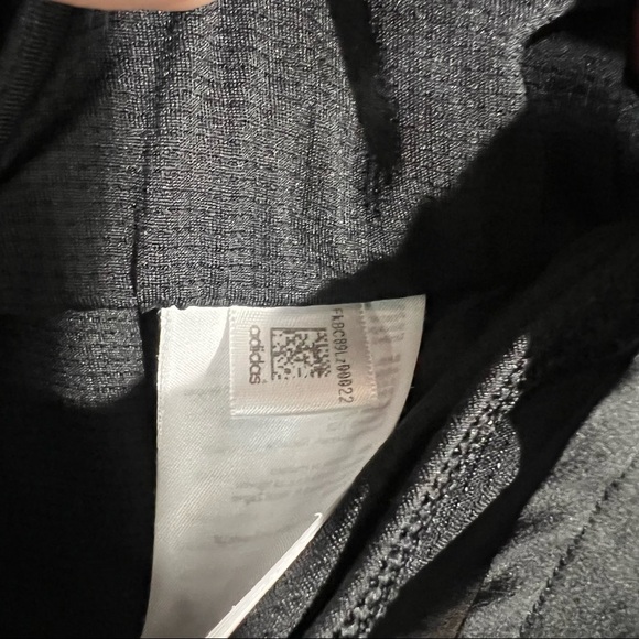 Adidas Karlie Kloss Running Shorts Black w/ White Accents Sz S - Picture 9 of 9